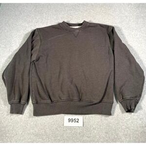 Champion Sweatshirt Mens Large Brown Fleece Cotton Crew Neck Pullover Casual